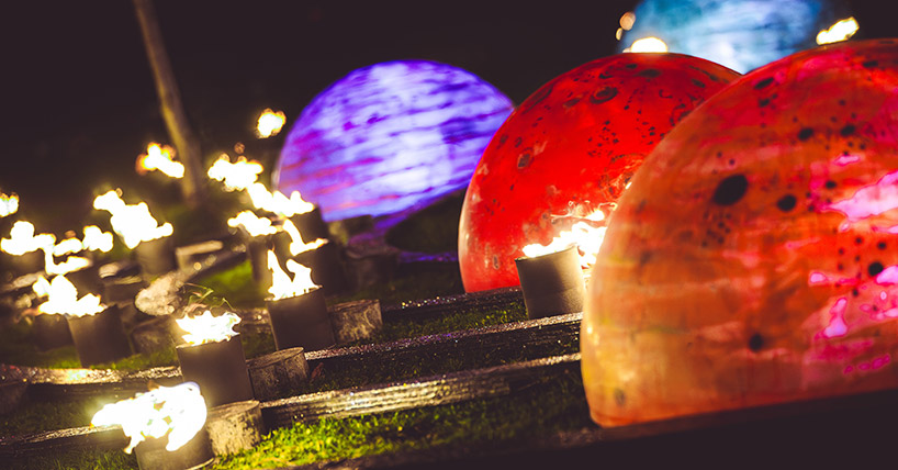 Enchanted City artwork at Northumbria University's capmus