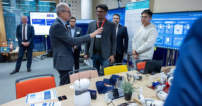 Science Minister, Lord Patrick Vallance visit to Newcastle University