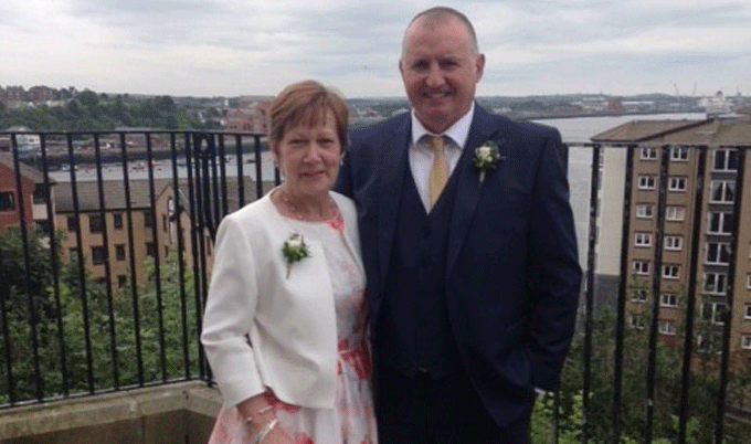 Susan Ross with partner Paul Appleby