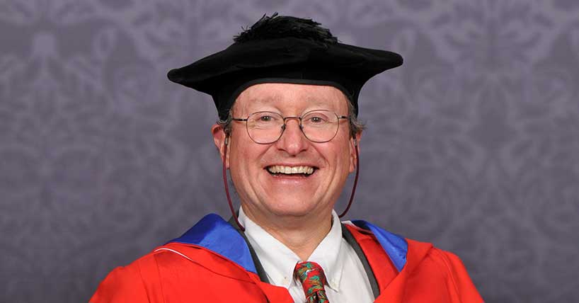 Thomas Brooks receives his honorary degree