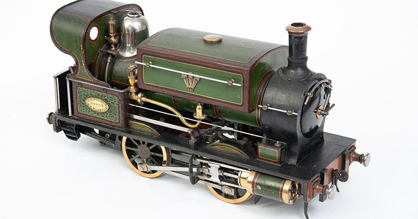 Model of a steam locomotive, Courtesy Tyne & Wear Archives & Museums